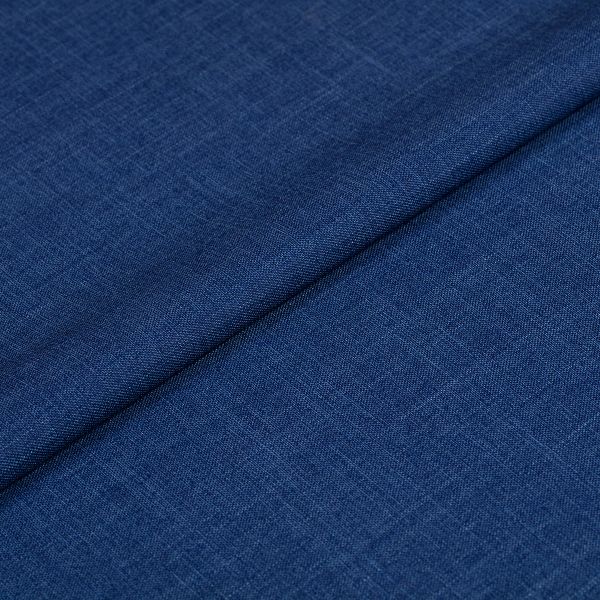 Костюмная ткань 204 г/м², 150 см, 86% полиэстер, 13% вискоза, 1% спандекс, 03 т.синий/dark blue