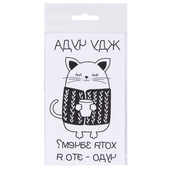 Термоаппликация Gamma Термотрансфер M №05, 1 шт, M-521 Котенок жду чуда 7.7х13.5 см