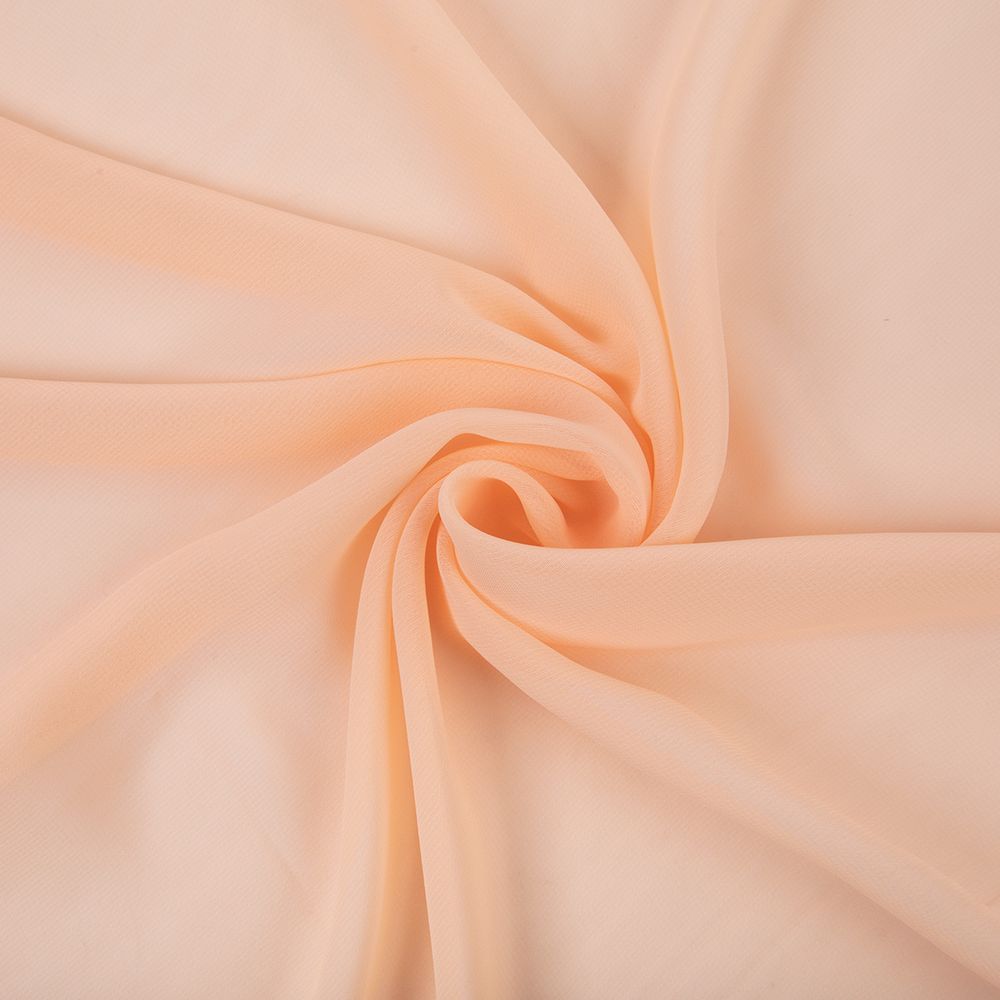 Ткань блузочная Poly Chiffon 84 г/м², 150х147 см, 14 персиковый, Gamma PC-02