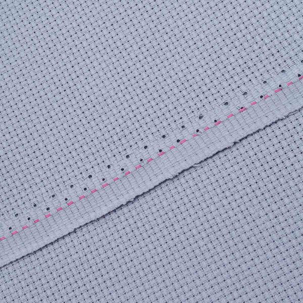 Канва для вышивания 14 ct, 150 см / 5 метров, 968 серая, 624010-14C/T Bestex