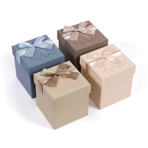 Коробка подарочная, 4 шт, 11.5х11.5х12.5 см, 01 ассорти, Stilerra YBOX-S29-1