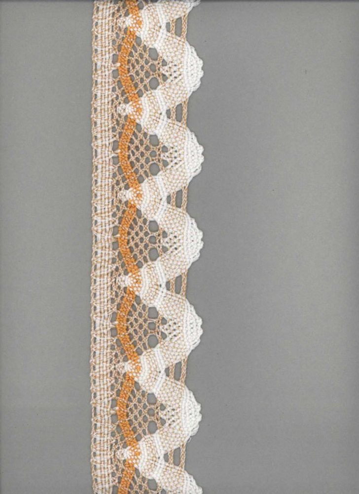 Кружево вязаное (тесьма) 65 мм, Schaefer, 21100333, 1 метр