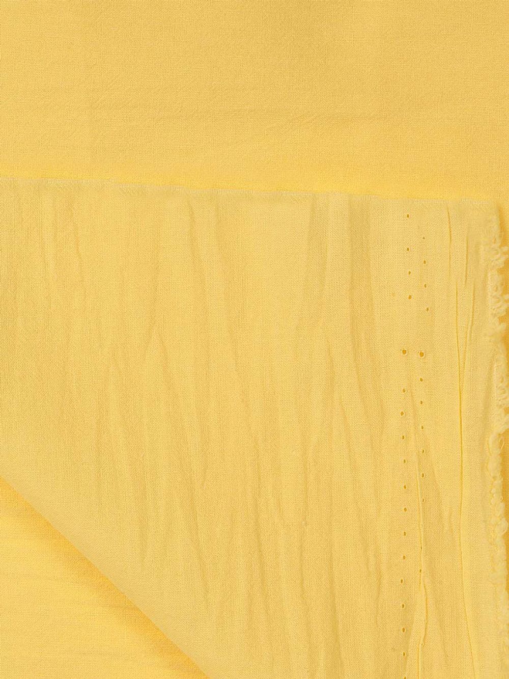 Хлопок крэш 90 г/м², 150 см / 5 метров, TBY.Caw.12.5, цв.желтый