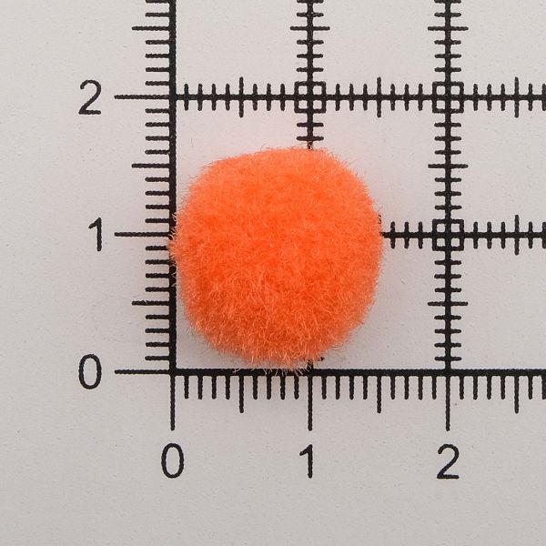Помпоны декоративные 15мм, 50 шт, Astra&Craft (PA-005 оранжевый)