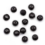 Бусины пластик (жемчуг) ⌀10 мм, 25 г, Astra&Craft, 046 NL черный