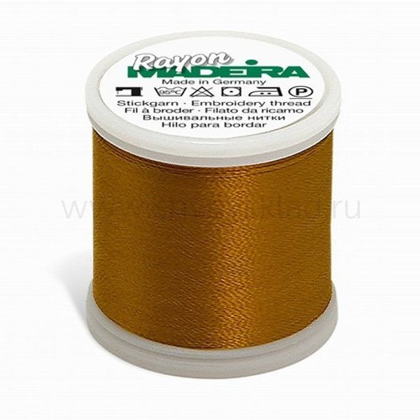 Нитки вышивальные Madeira Rayon №40, 200 м, цв. 1192, 9840, 5 катушек