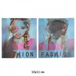 Термоаппликация 3D (интерактивные) 3D04 Fashion 10х11см, 5 шт