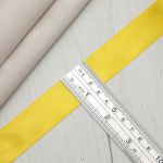 Лента атласная 1-сторонняя 25.0 мм / 22.86±1 метров, 040 т.желтый, Globus
