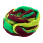 Шерсть для валяния Камтекс Лента для валяния п/тонкая 1х50 г, (25-28 мкр), 2.1 м, меланж 14 413