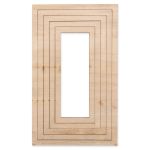 Заготовка из фанеры для эпоксидной смолы, 5 шт, Прямоугольные, ВД-1148 Mr.Carving