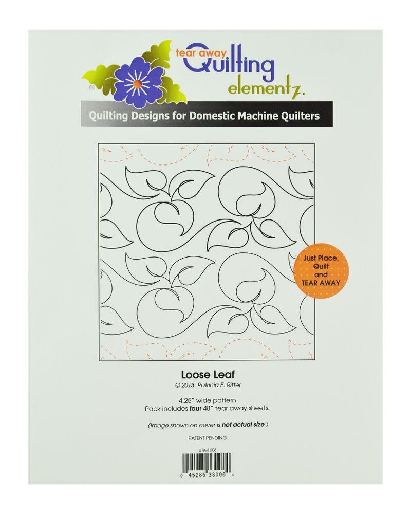 Трафарет Loose Leaf Tear Away UTA-1008, 1 шт, UTA-1008