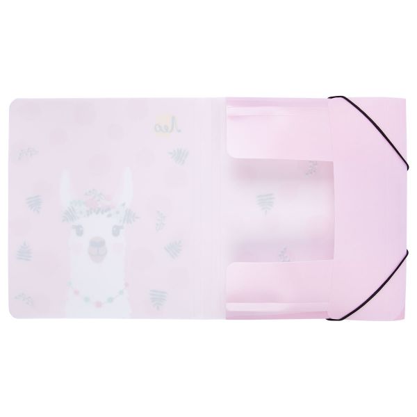 Папка на резинке A5 LRF-07 450 мкм 25 мм, песок, 6 шт, 01-Лама, Лео LRF-07