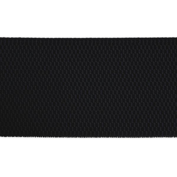 Резинка вязаная 70.0 мм / 25 метров, черный, Gamma 3170