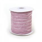 Лента бархатная (тесьма) 10.0 мм / 22.86±1 метров, арт.10VR73 нейлон цв.сиреневый
