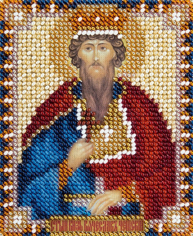 Panna, Икона Святого мученика князя Чешского Вячеслава, 8,5х11 см