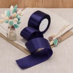 Лента атласная 1-сторонняя 50.0 мм / 22.86±1 метров, аналог 7730446, 77 т.синий, DDZ2401, Globus