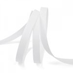 Лента репсовая (в рубчик) 10.0 мм цв. 029 белый уп.22.86м (±1м)