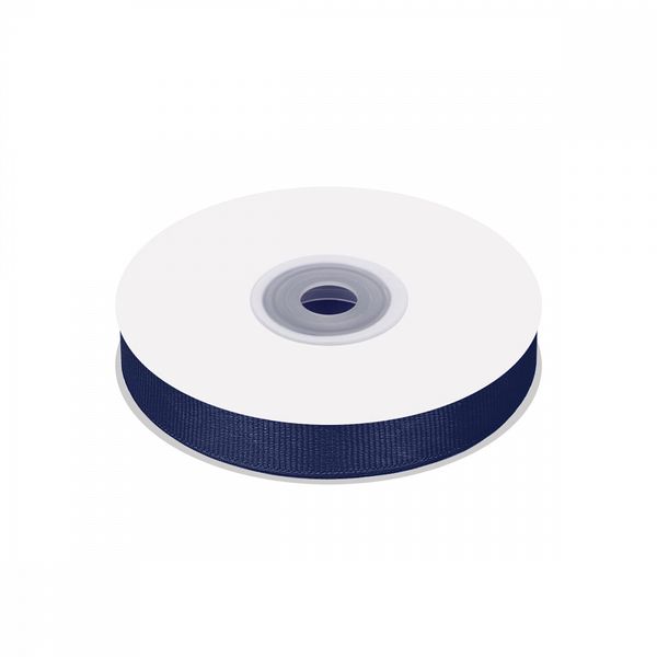 Лента репсовая (в рубчик) 12.0 мм / 22.8±1 метра, 370 т.синий, Magic4Hobby