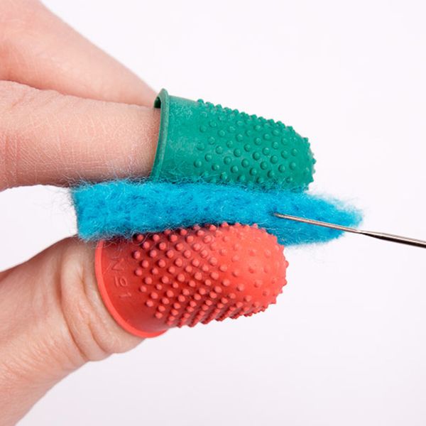 Напёрсток для фелтинга Gamma FN-002, 5 шт, ассорти (размеры: 00; 0; 1; 2; 3)