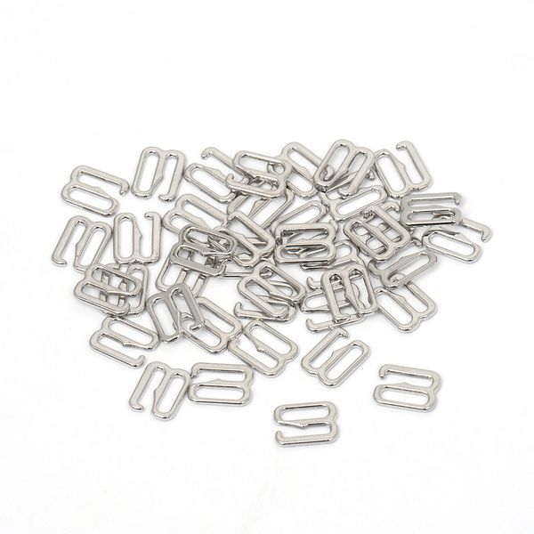 Крючки для бюстгальтера металл 8.0 мм, никель, 1000 шт