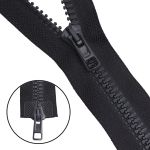 Молния трактор Arta Т6 (6 мм) 2 зам., разъем., 75 см, ОПТ. УП. 25 ШТ., 102 т.серый