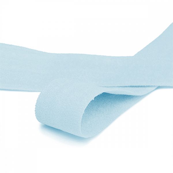 Резинка бельевая (окантовочная) матовая 10.0 мм / 50 метров, голубой F183