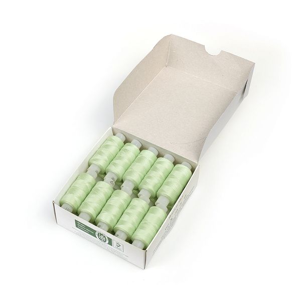 Нитки армированные ПНК им.Кирова 45ЛЛ, бытовые, 200 м / 20 кат., 3702 бл.салатовый