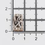 Наконечник для шнура металл колокол ⌀4/7 мм, 14,5х9 мм, золото, 100 шт