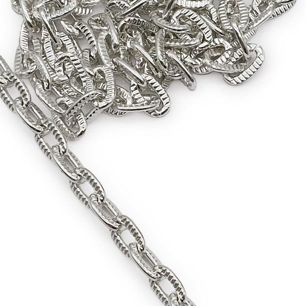 Цепь алюминиевая 8,3х5,0х10м (никель), К1711