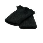 Манжеты трикотажные 7.0х9.5 см, 1 пара, плотные без шва, 004 черный