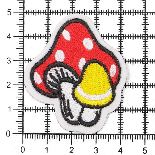 Термоаппликация Грибы, 4.2х3.4см, Hobby&Pro