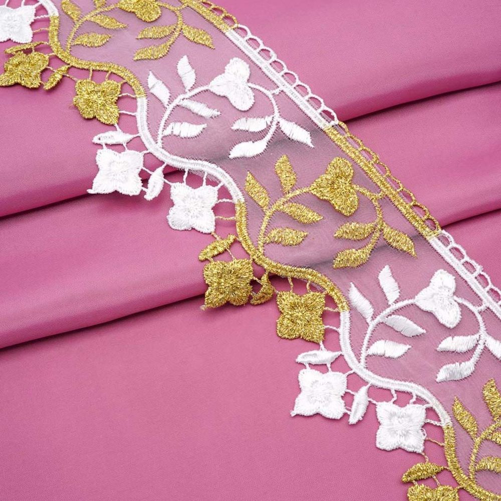 Кружево на сетке 80 мм, 9м