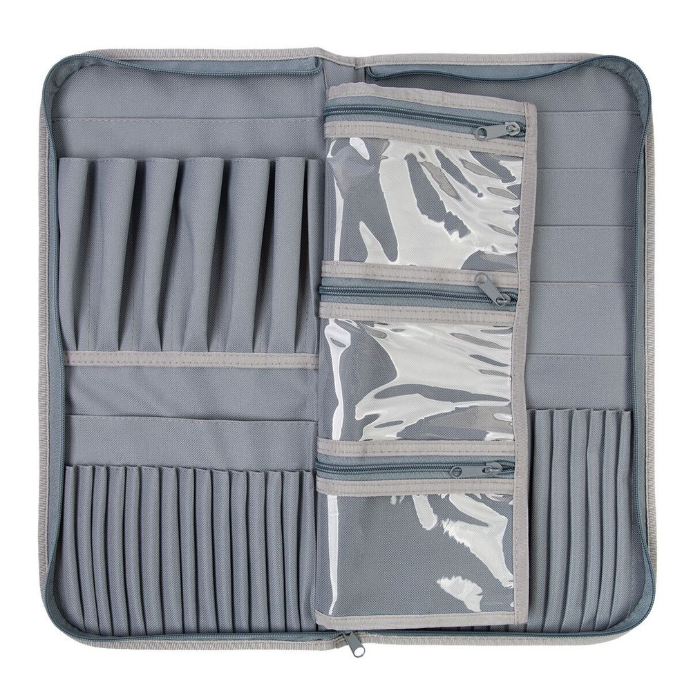 Органайзер для спиц и крючков 43х21х2 см, ткань нейлон, 02 веточки, Gamma OGN-06