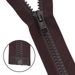 Молния трактор Arta Т6 (6 мм) 1 зам., разъем., 75 см, ОПТ. УП. 25 ШТ., 068 т.коричневый