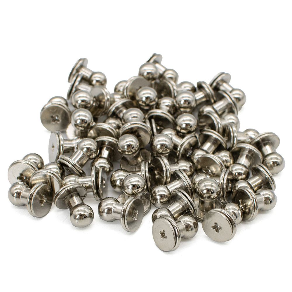 Винт кобурный металл ⌀6.0 никель, 50 шт