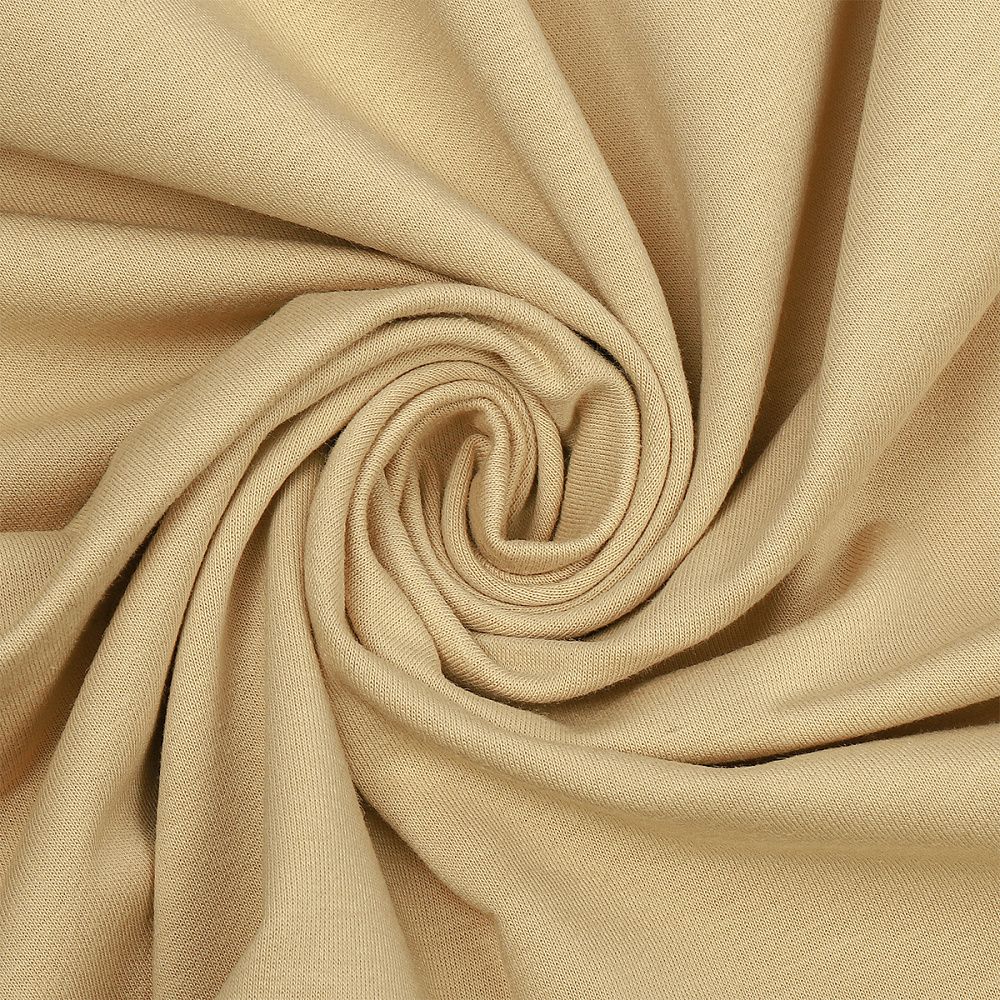 Футер 2-нитка петля поликоттон стрейч 220 г/м², 160 см / 3 метра, ФУТ2Х.TBY.ХЛ-ПЭ.S892.3, цв.S892 бежевый