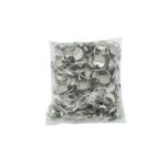 Зажим для штор 66 мм (кольцо ⌀31/35 мм) "ракушка" ДС, 60 шт