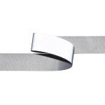 Лента светоотражающая (катафотная) [cpl:360], 15 мм / 50 метров, 100% п/э, серый, Gamma JF9002