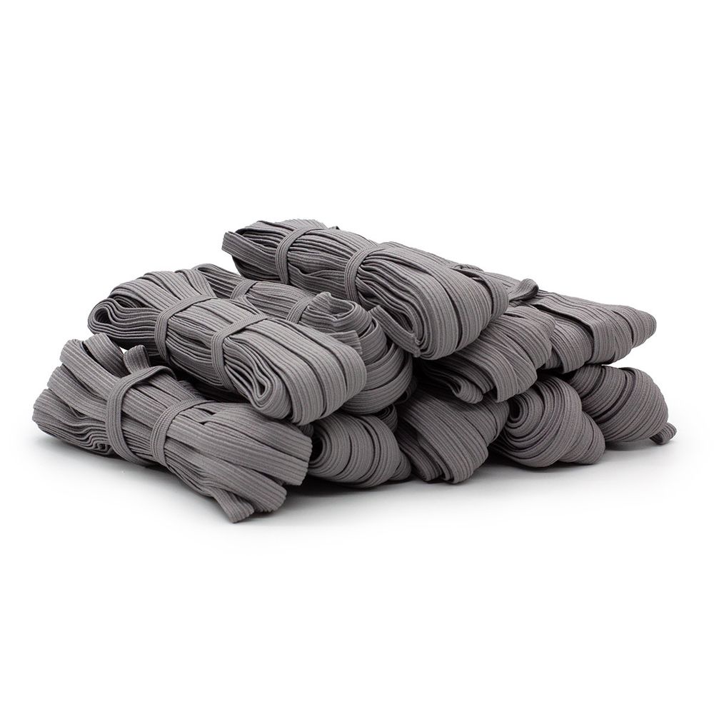 Резинка бельевая (стандартная) 10.0 мм / 10х10 метров, св.серый, С1049