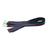 Молния трактор Arta Т6 (6 мм) 1 зам., н/раз., 18 см, BiColor, цв. 044 т.синий / 008 красный, уп.10 шт