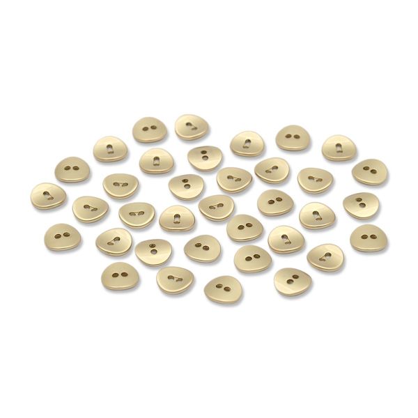Пуговицы 2 прокола 18L (DG (золото)), 36 шт