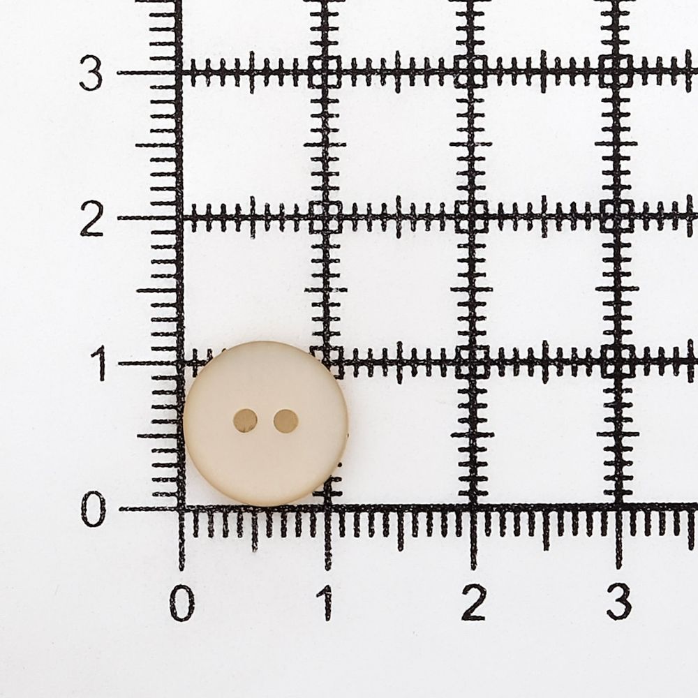 Пуговицы на 2 прокола 18L (11мм), пластик (col.27 светло-бежевый), CR-K18M, 144 шт