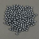 Бусины пластик (перламутр) ⌀8 мм, 500 г, 029 серый (≈2130 шт), Magic4Hobby