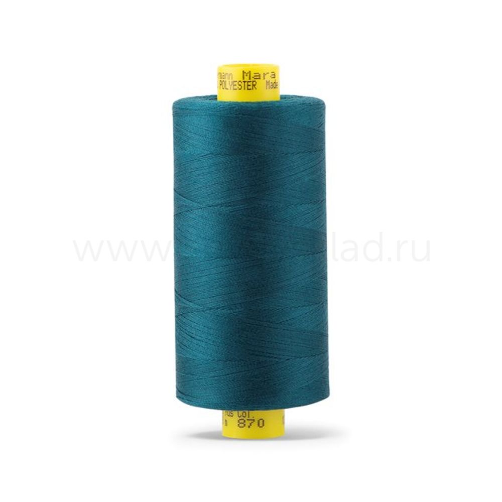 Нитка универсальная Gutermann Mara 120/2, 1000 м, 700207, 870 малахит, 1 шт