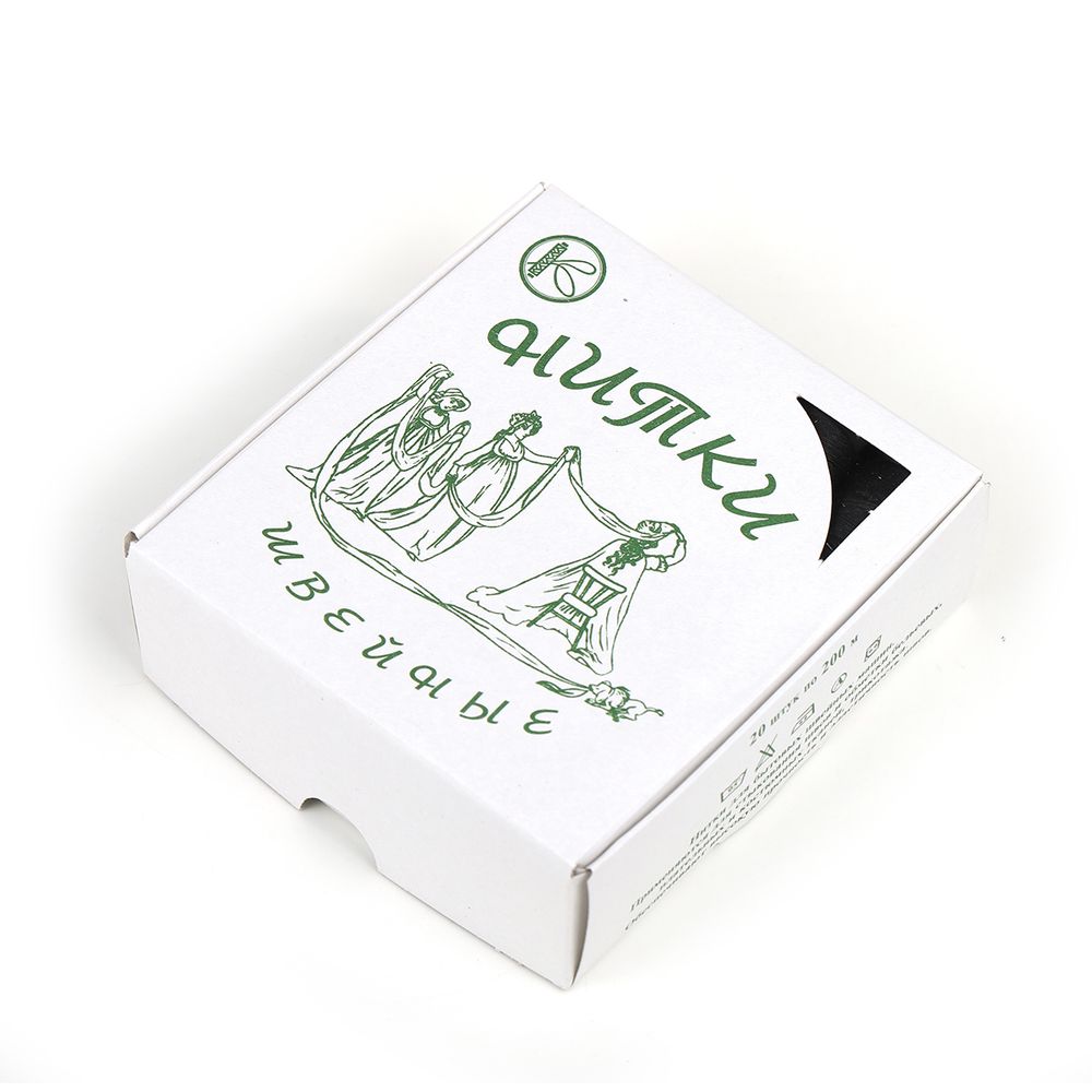 Нитки армированные ПНК им.Кирова 40ЛШ, бытовые, 200 м / 20 кат., 6818 черный