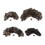 Кнопка Альфа (S-образная) ⌀10.0 мм, ≈144 шт, СТАЛЬ, антик, NEW STAR