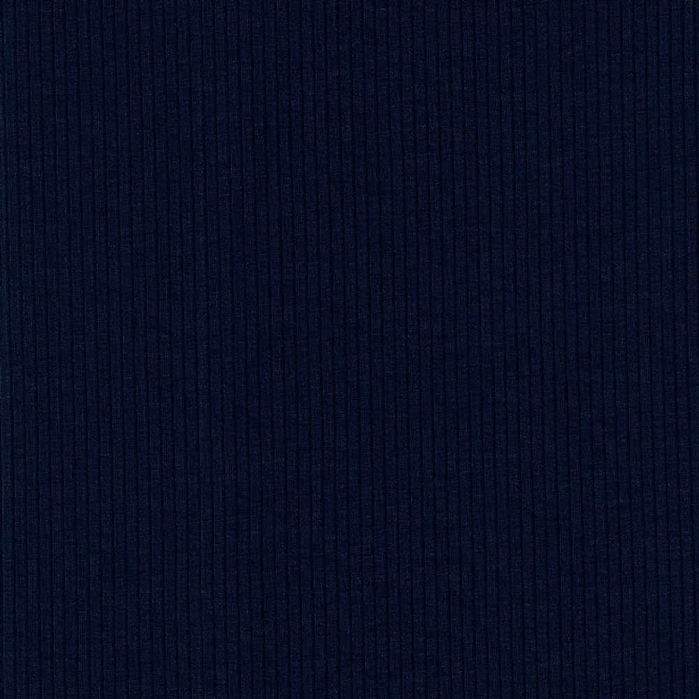 Кашкорсе трикотажное полотно 220 г/м², 60+60 см, в нарезке, DTP-501, цв.3140 т.синий, 3м