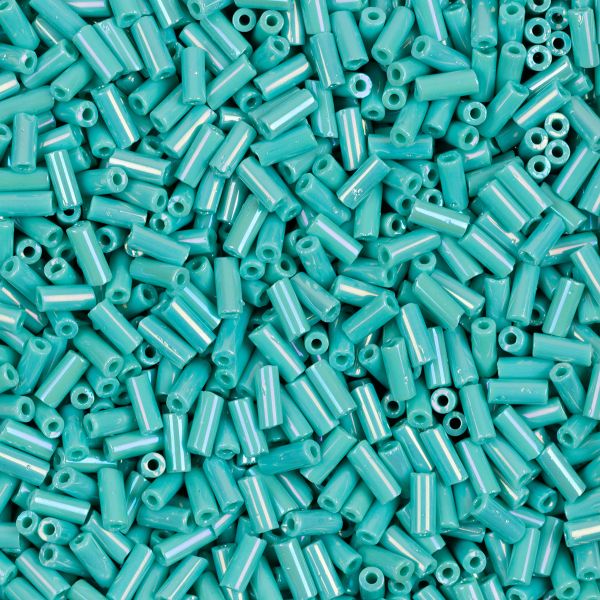 Бисер Preciosa Bugles №2, 4 мм, 50 г, 64130 св. морская волна/меланж, 351-12001