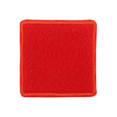 Термоаппликация Квадрат, 50х50мм (10 шт) (красный), 010