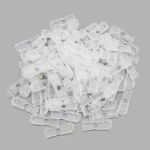 Наконечник для шнура пластик 13х9 мм, ПП, прозрачный, 100 шт